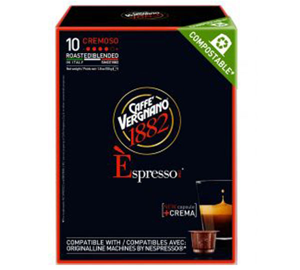 Caffe Vergnano Cremoso capsules voor nespresso (10st )