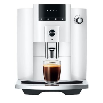 Jura E4 Piano White + Waardebon €25