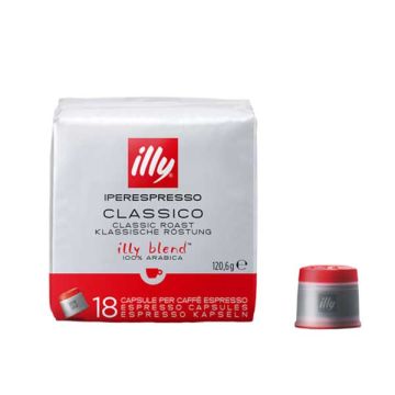 Illy iperespresso capsules classico normale branding (18st) - HOUDBAARHEID 01-2026