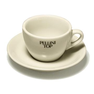 Pellini cappuccino tas en ondertas 