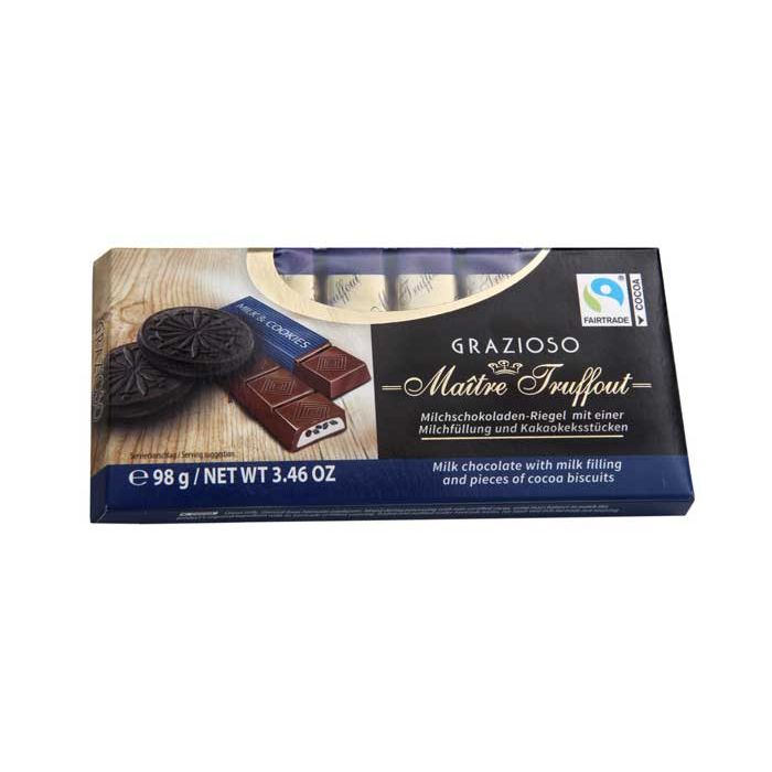opgraven duim Pittig Melkchocolade met melkcrème en stukjes cacaokoekjes online kopen? |  DeKoffieboon.be