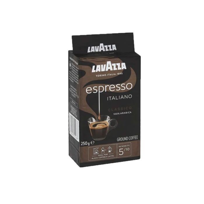 idee Haast je gezagvoerder Lavazza koffie espresso Italiano Classico (250gr gemalen koffie) online  kopen? | DeKoffieboon.be