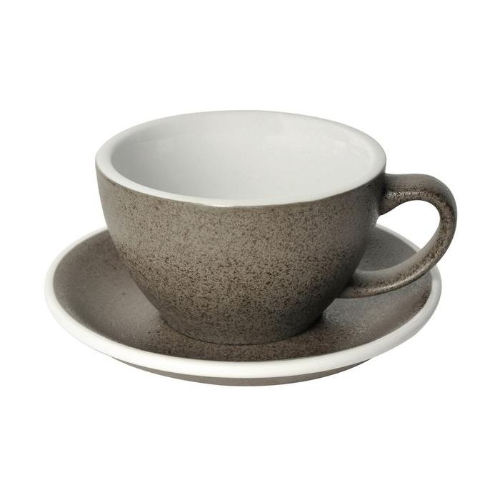 Loveramics egg café latte tas en ondertas (300ml) graniet
