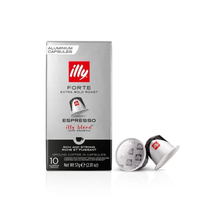 Afscheiden bezorgdheid machine Illy nespresso capsules FORTE extra bold roast (10st) online kopen? |  DeKoffieboon.be