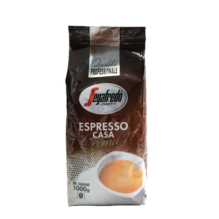 Origineel Pat Ham Segafredo koffiebonen espresso CASA crema (1kg) online kopen? |  DeKoffieboon.be