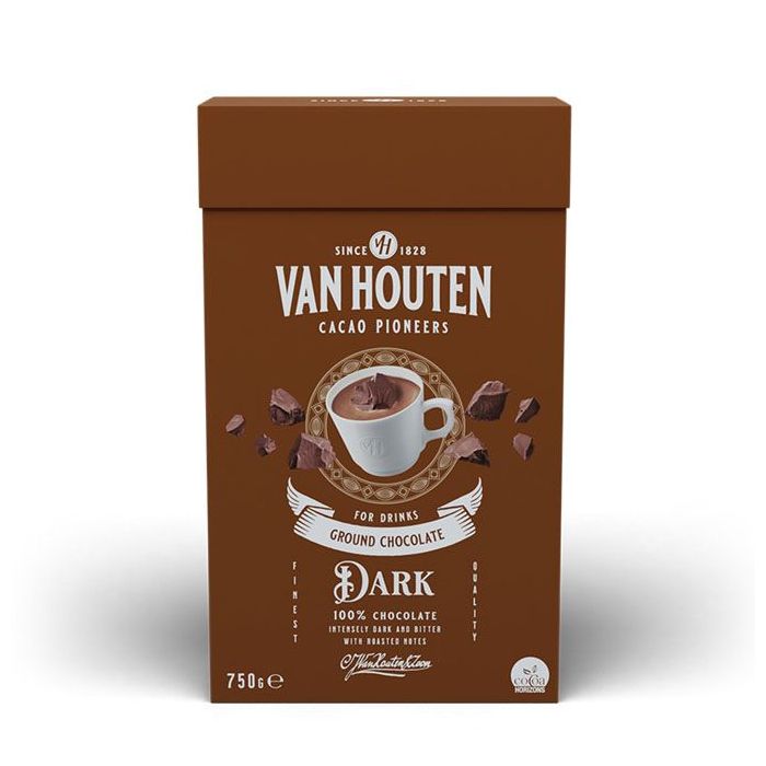 van houten ground chocolate dark - Callebaut