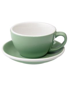 Loveramics egg café latte tas en ondertas (300ml) Munt