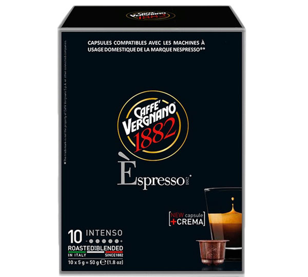 Caffe Vergnano Intenso capsules voor nespresso (10st)